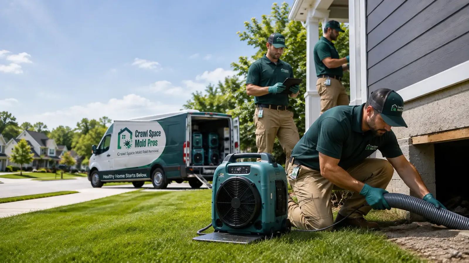 Crawl Space Mold Removal in Catharine, KS